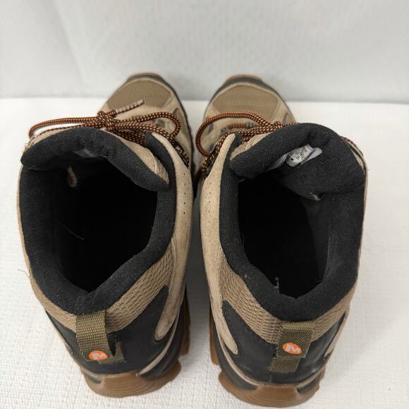 Merrell Moab 3 Mid Boots Mens Size 11.5 Waterproof Vibram Hiking Olive Gum main image 12